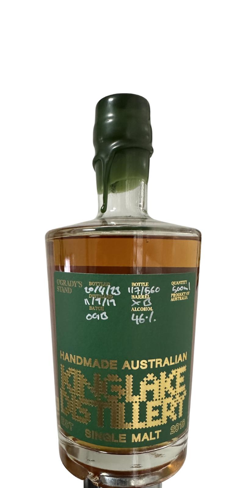 Kinglake Distillery 2017  O'Grady's Stand