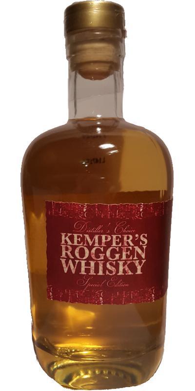 Kemper's Roggen Whisky Distiller's Choice  Special Edition
