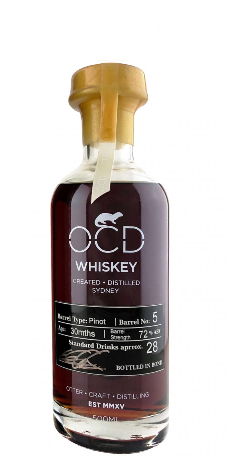 OCD Whiskey Fifth Release