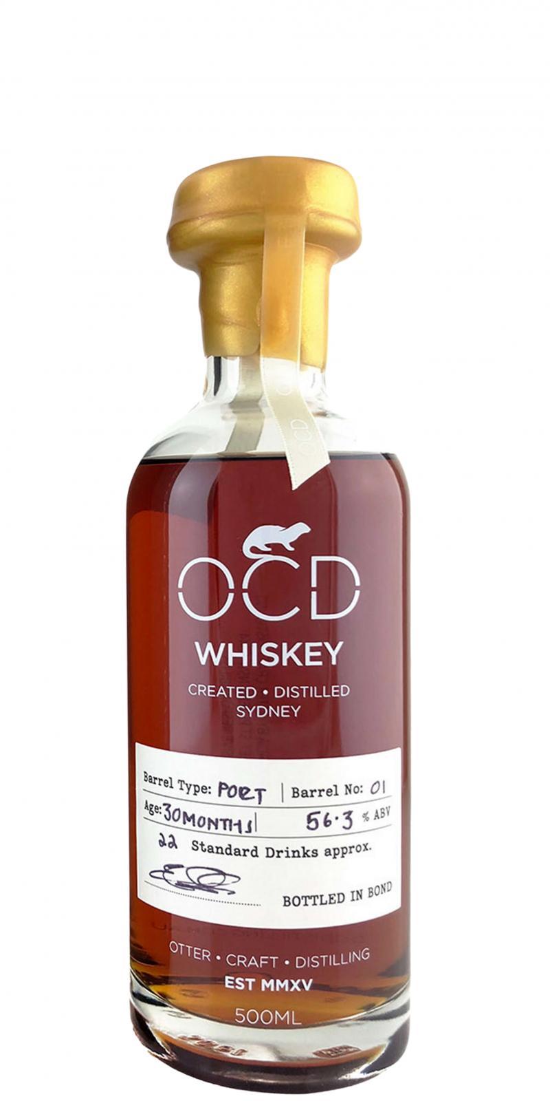 OCD Whiskey First Release