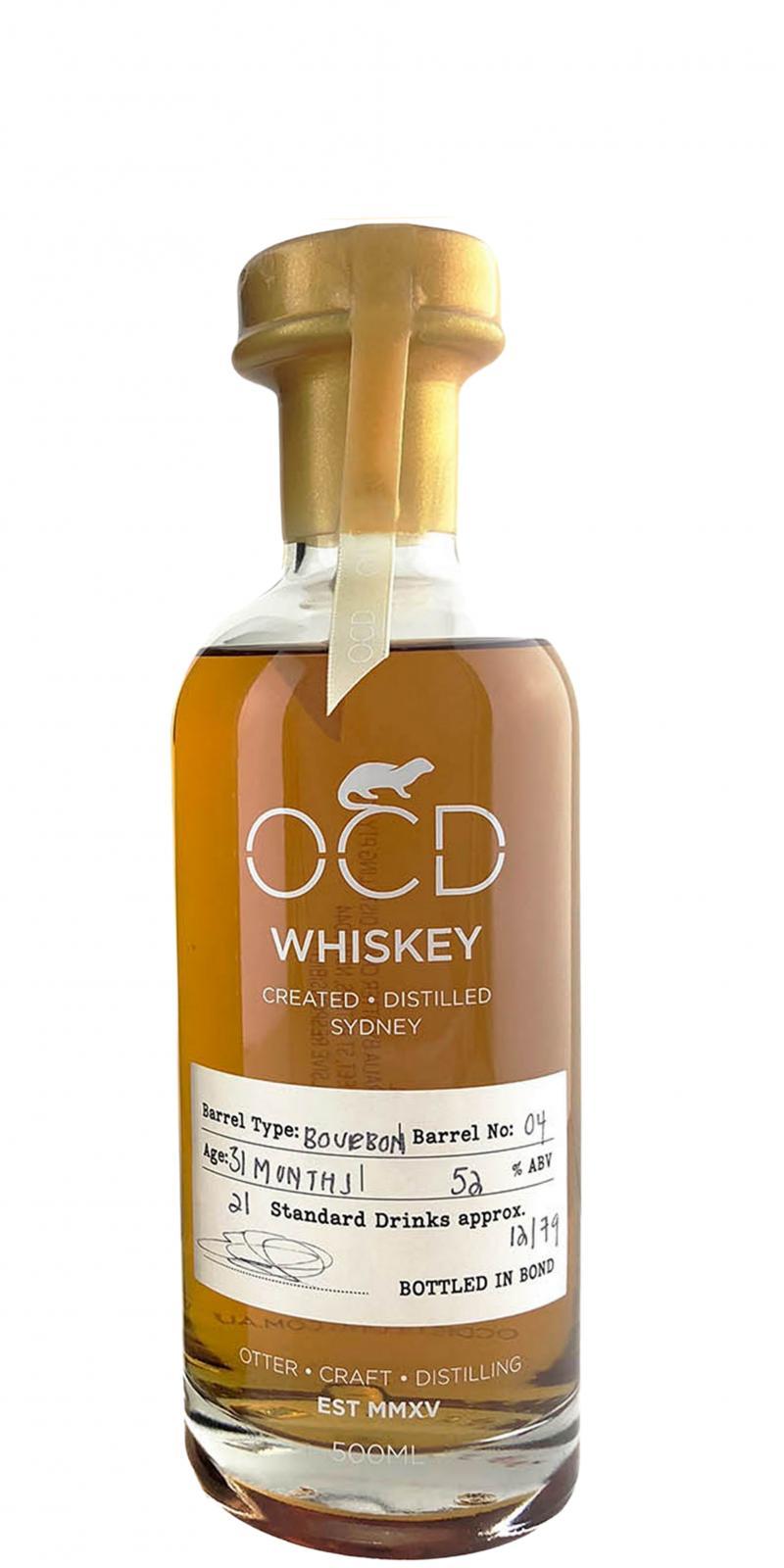 OCD Whiskey Fourth Release