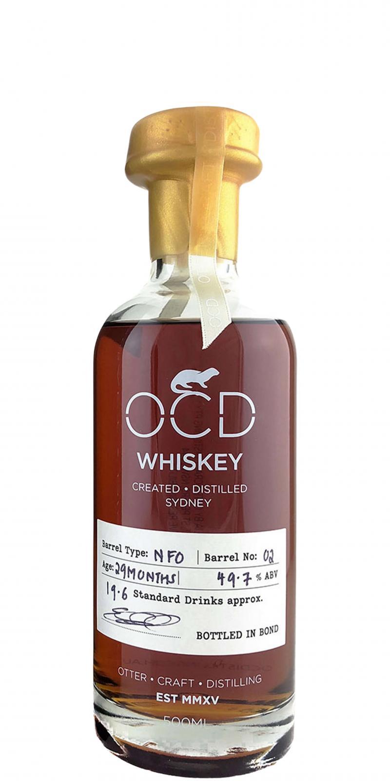 OCD Whiskey Second Release