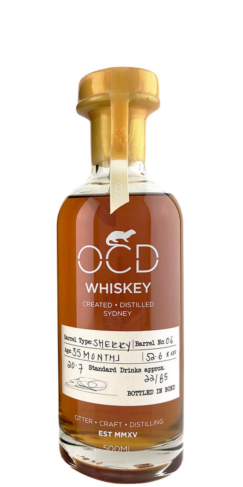OCD Whiskey Sixth Release