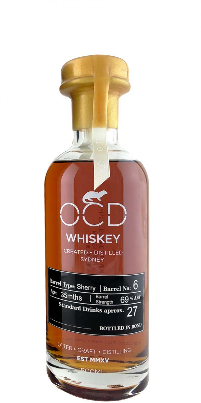 OCD Whiskey Sixth Release