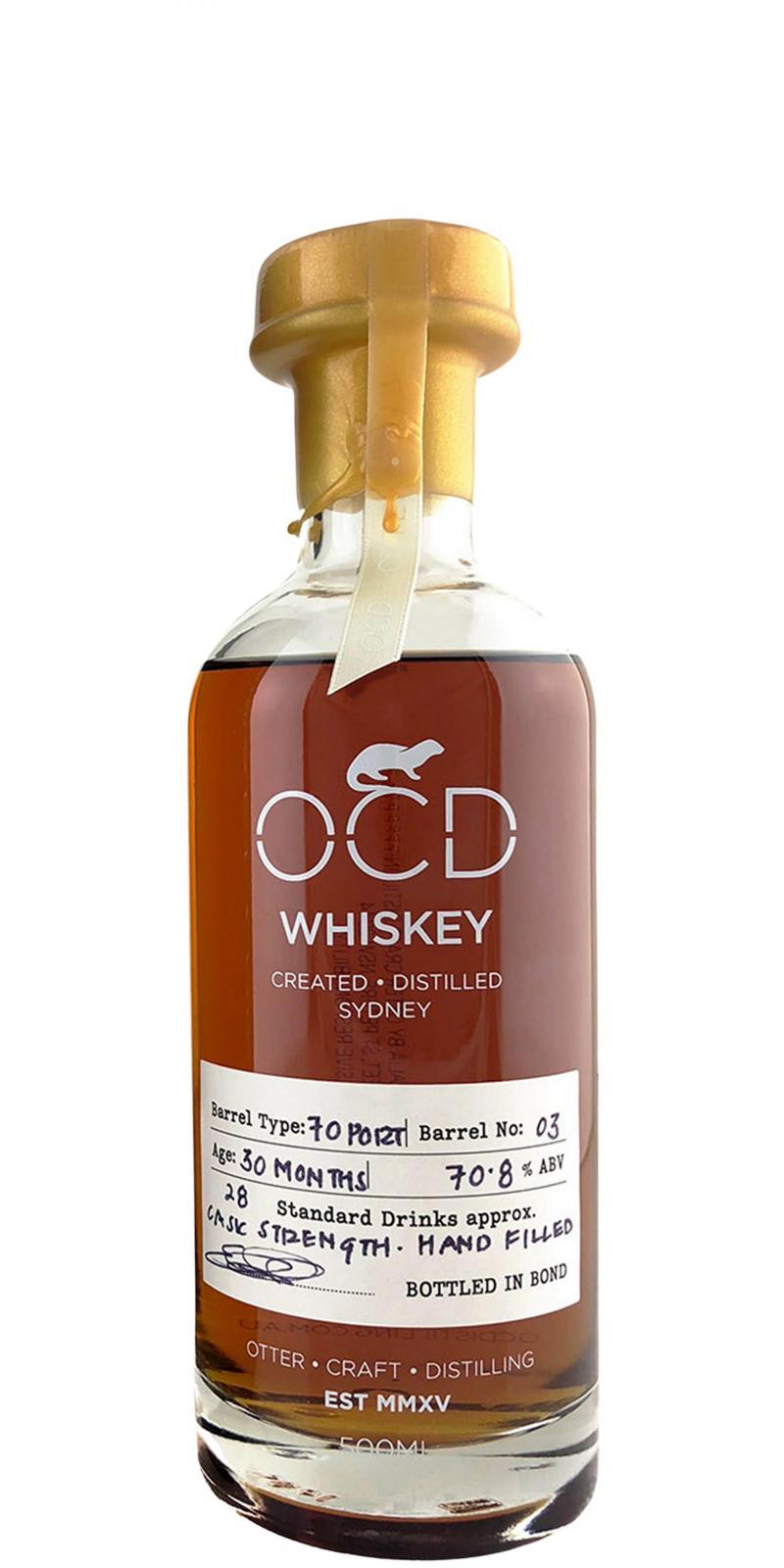 OCD Whiskey Third Release