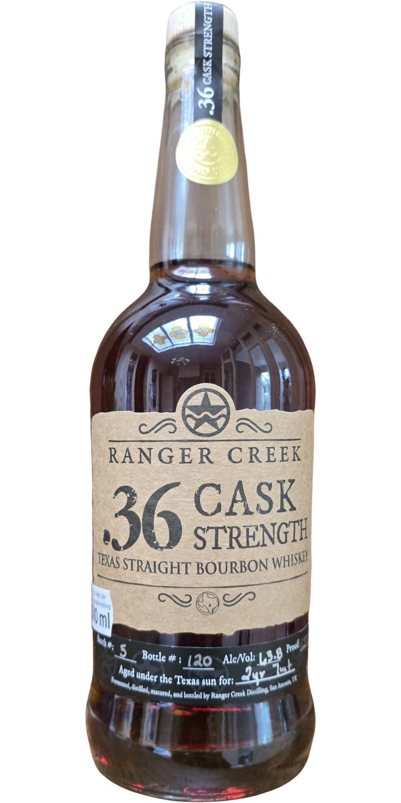 Ranger Creek .36  Cask Strength