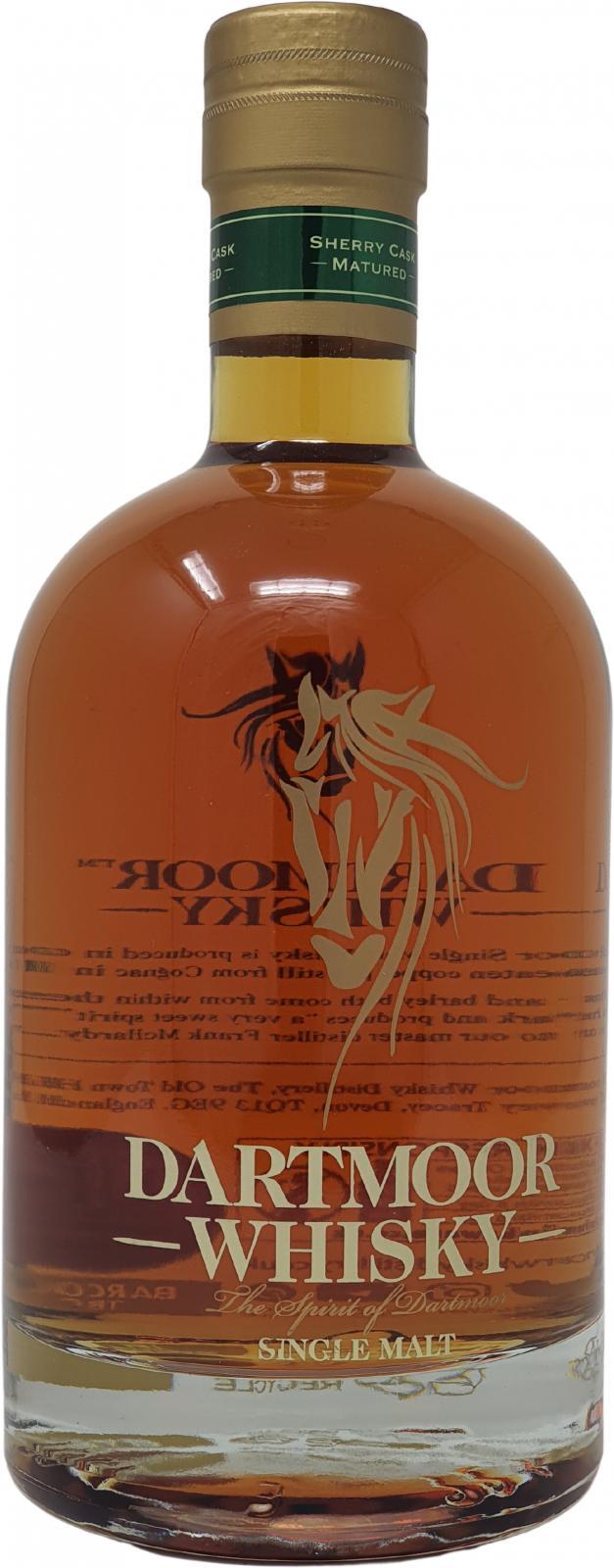 Dartmoor Whisky Single Malt  Sherry Cask