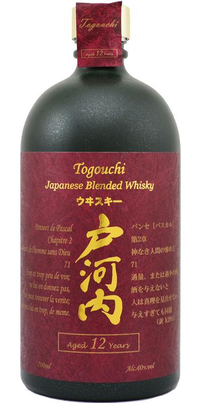 Togouchi 12-year-old  Japanese Blended Whisky