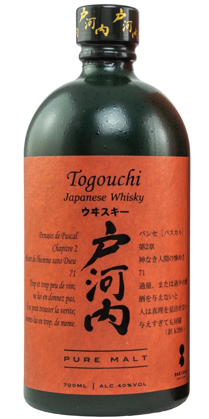Togouchi Pure Malt      Japanese Blended Whisky