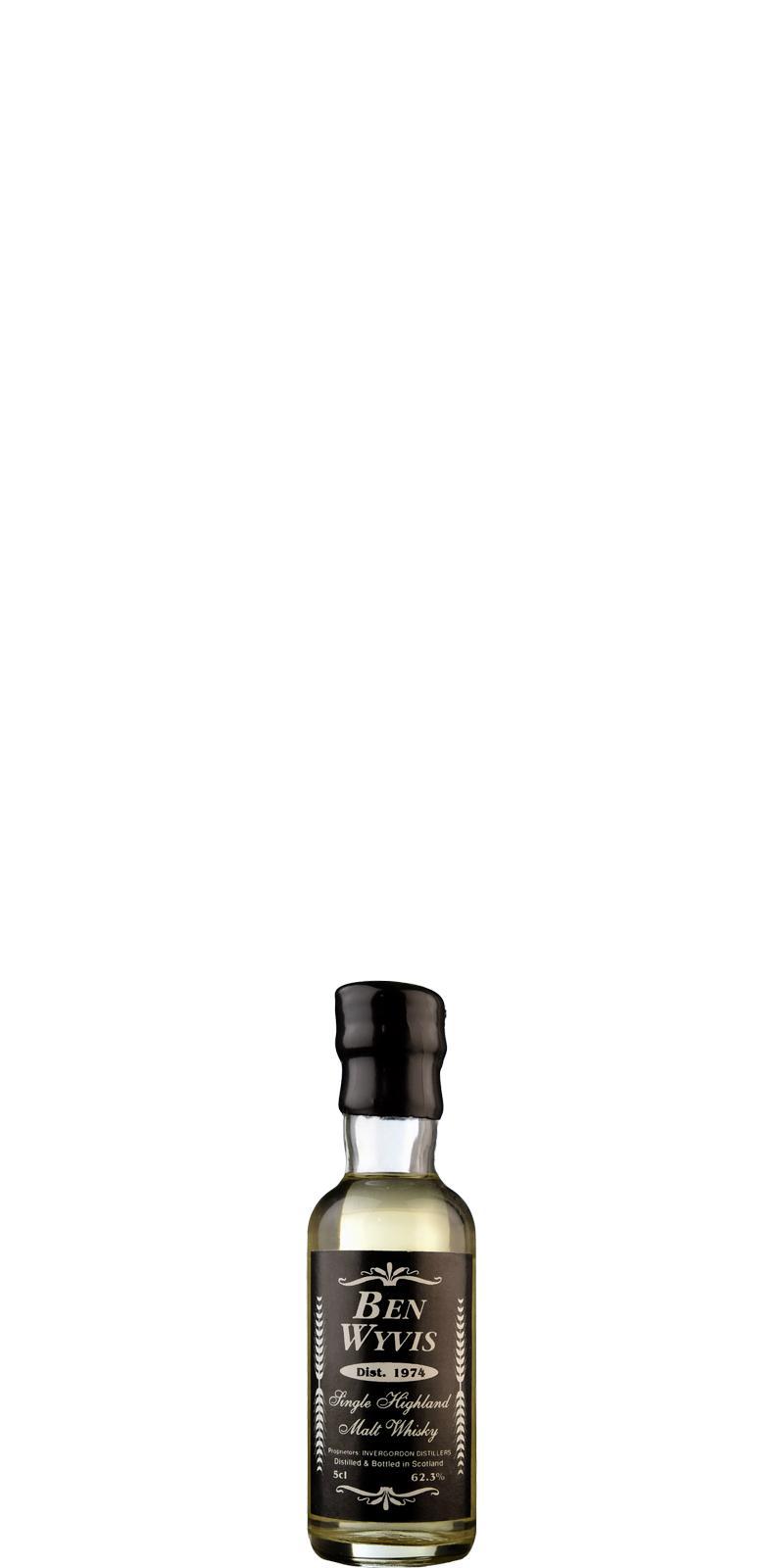 Ben Wyvis 1974  Single Highland Malt - Miniature