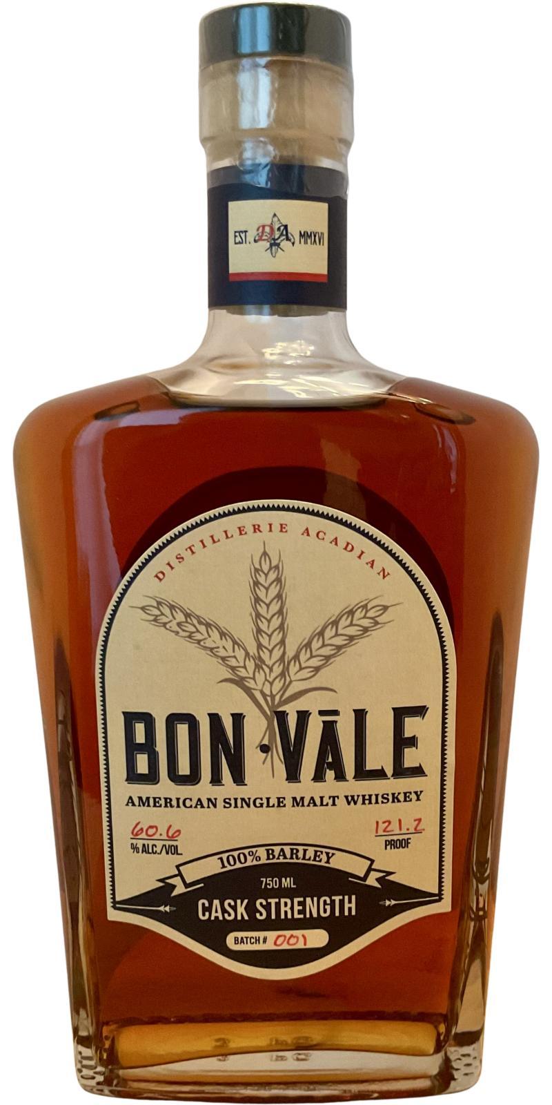 Bon-Vale 03-year-old  Cask Strength