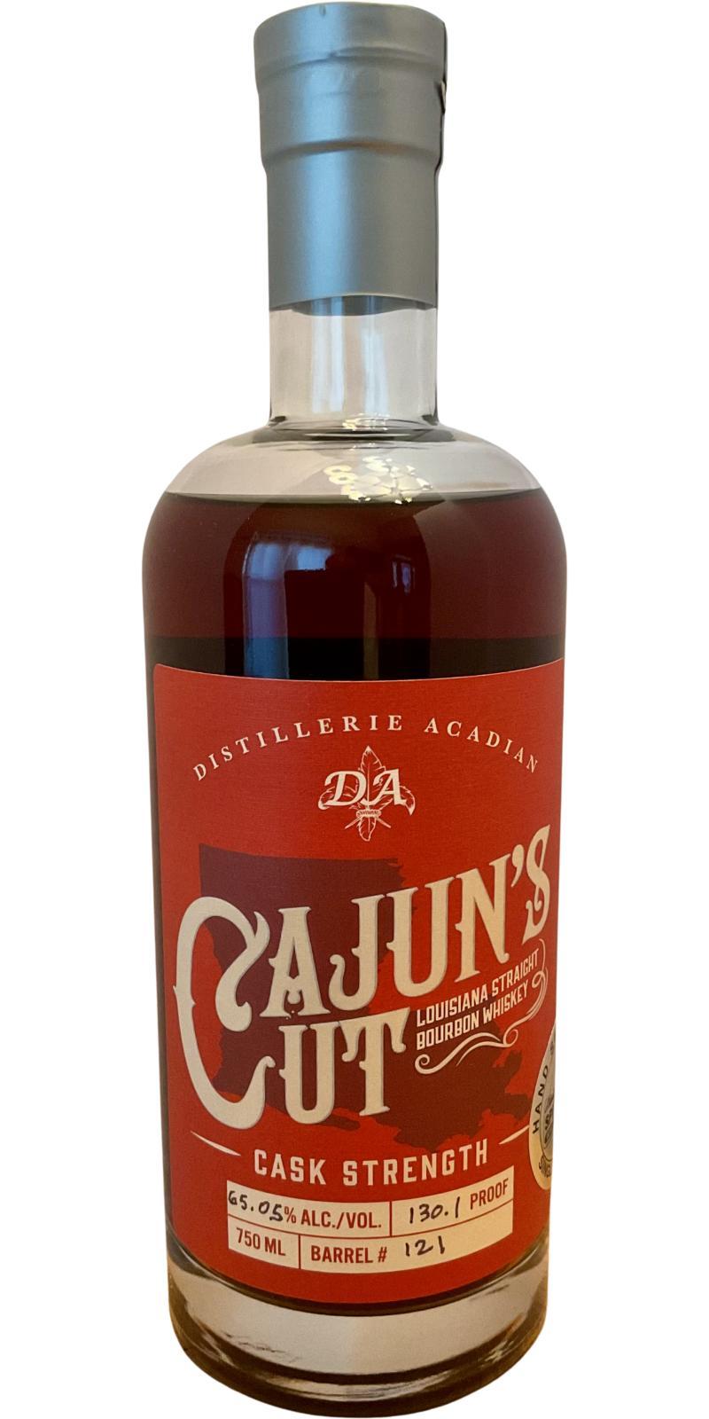Cajun's Cut 03-year-old  Canjun's Cut Cask Strength