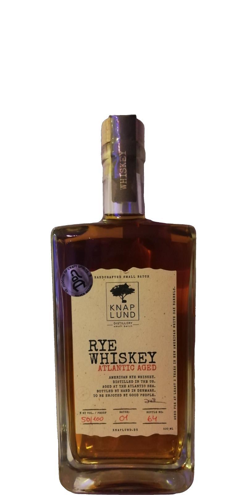 Knaplund Rye Whiskey  Atlantic Aged