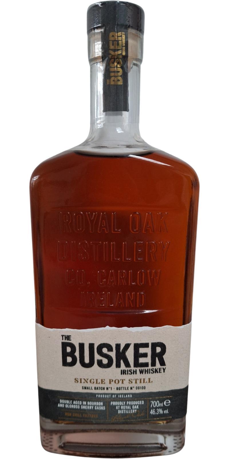 The Busker Single Pot Still  Small Batch no 1