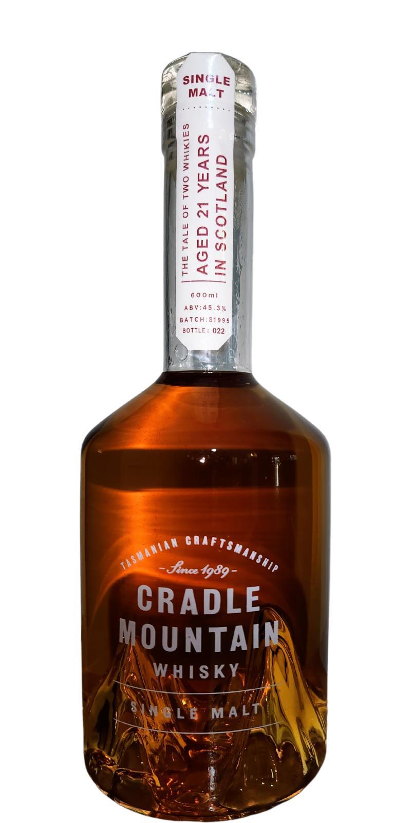 Cradle Mountain 21-year-old  The Tale of Two Whiskies