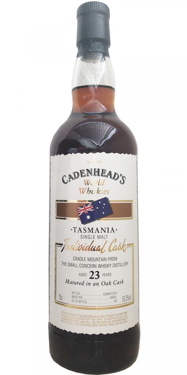 Cradle Mountain 1996 CA  World Whiskies - Individual Cask