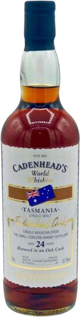 Cradle Mountain 24-year-old CA  World Whiskies - Individual Cask