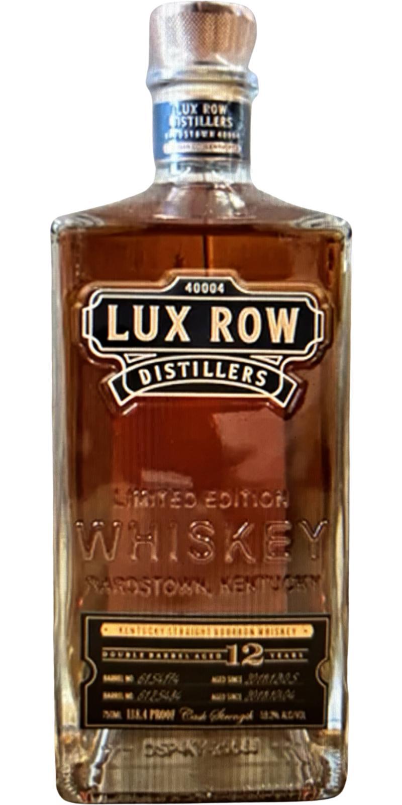Lux Row Distillers Double Barrel Limited Edition  Double Barrel Bourbon