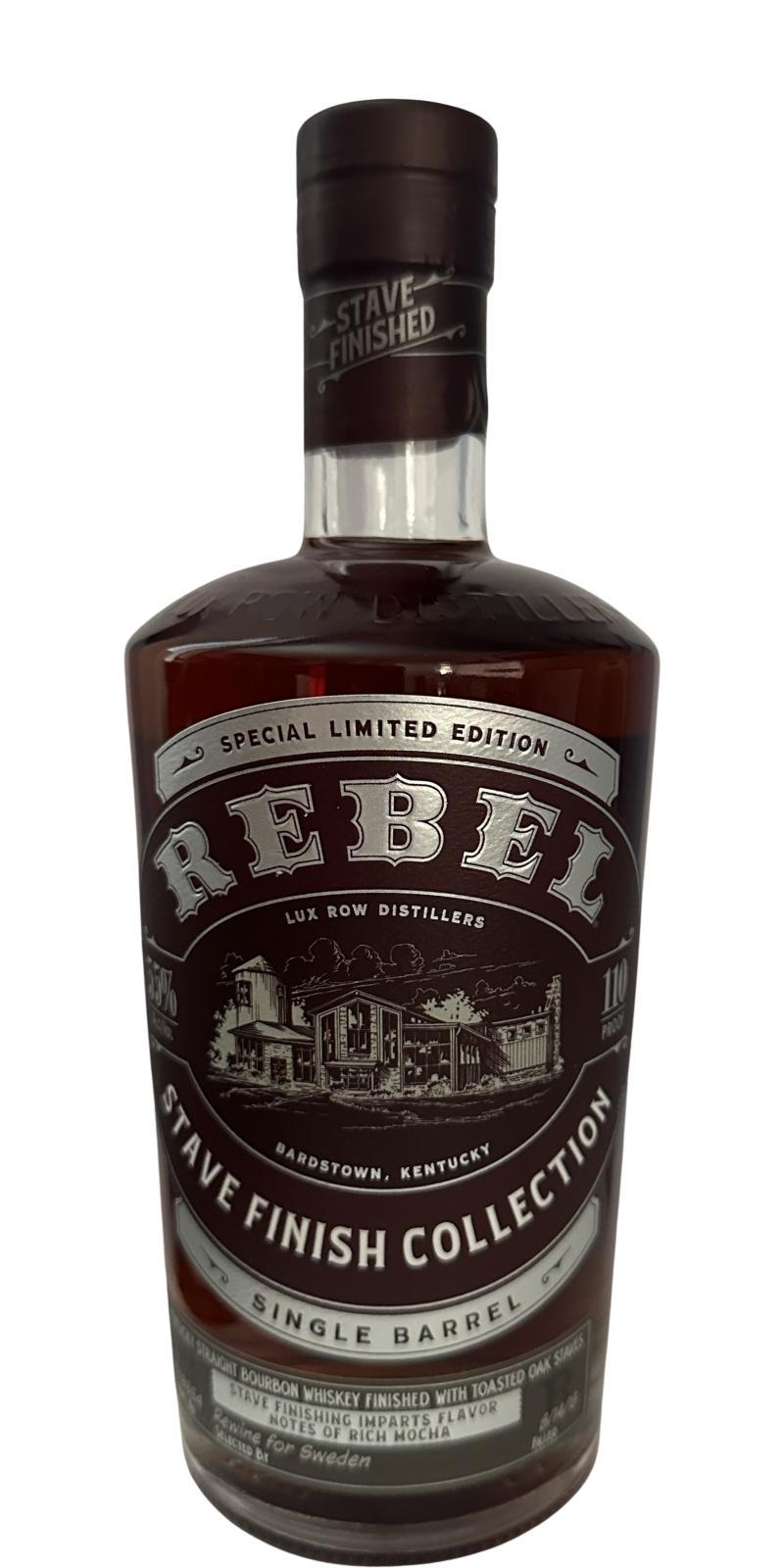 Rebel Stave Finish Collection  Single Barrel