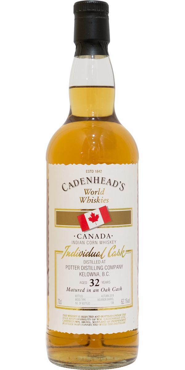 Potter 1985 CA  World Whiskies - Individual Cask