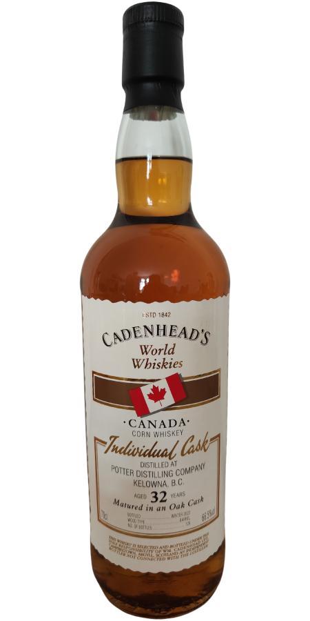 Potter 32-year-old CA  World Whiskies - Individual Cask