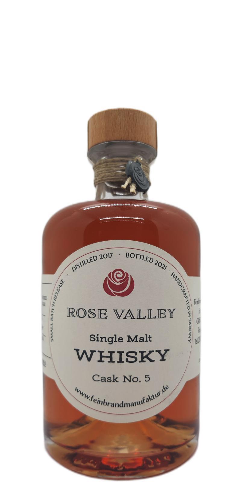 Rose Valley 2017  Single Malt Whisky