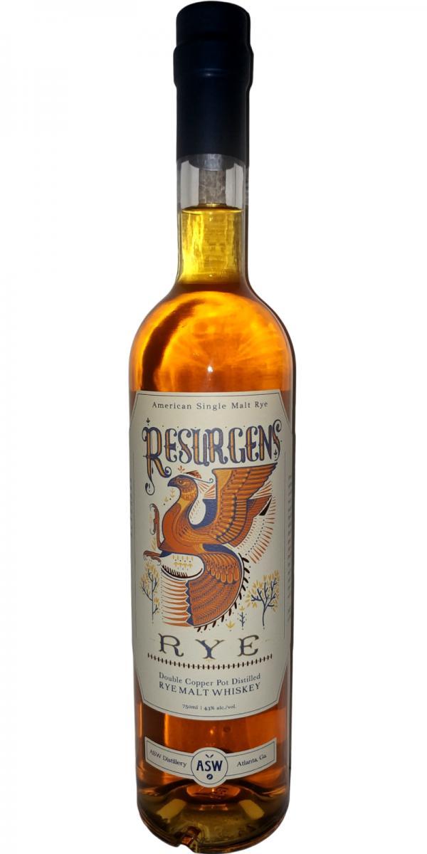 ASW Resurgens  Rye Whiskey