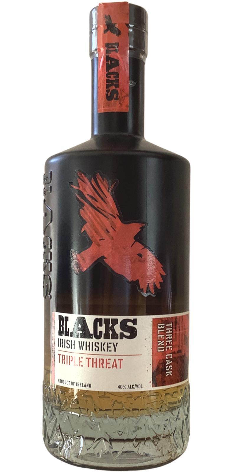 Blacks Triple Threat – Irish Whiskey  Three Cask Blend