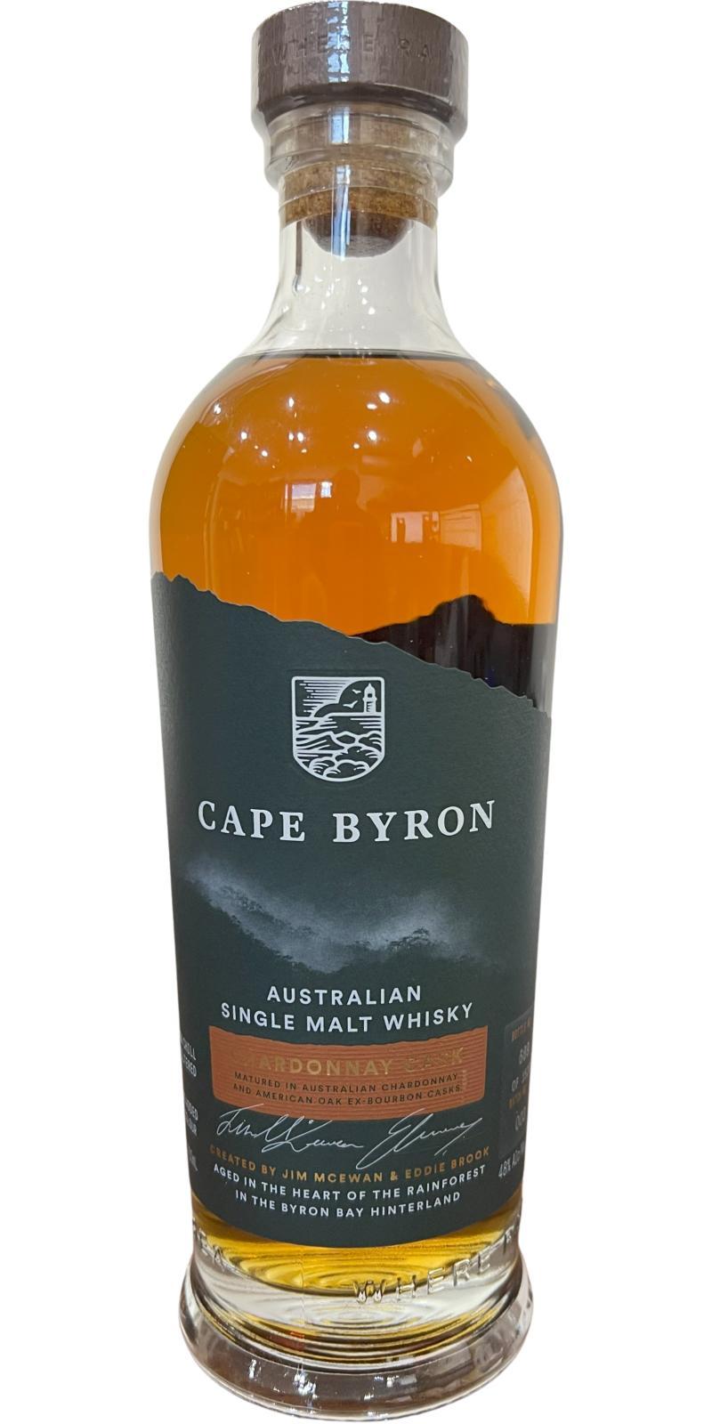 Cape Byron Chardonnay Cask  Australian Single Malt Whisky