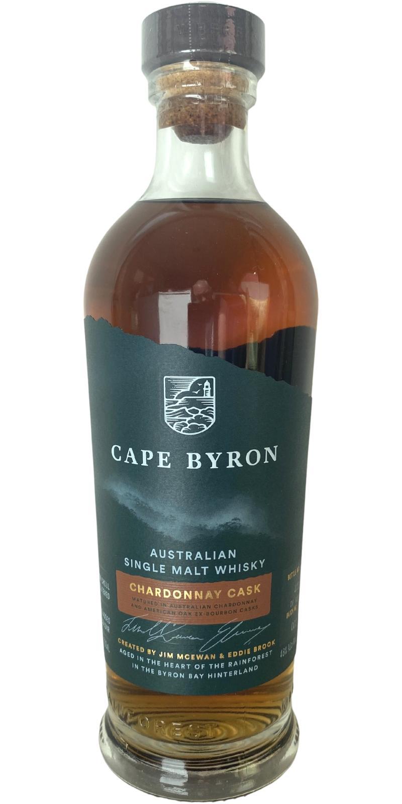 Cape Byron Chardonnay Cask  Australian Single Malt Whisky