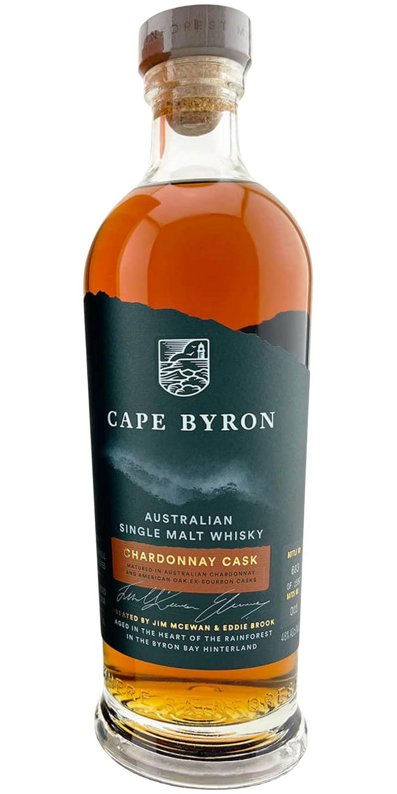 Cape Byron Chardonnay Cask  Australian Single Malt Whisky