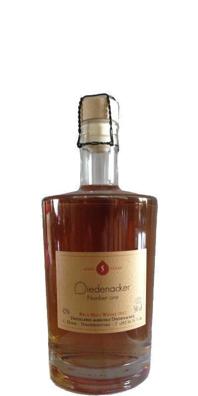 Diedenacker 2012  Number One - Rye & Malt Whisky
