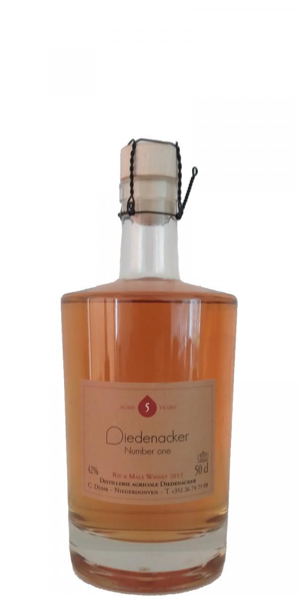 Diedenacker 2013  Number One - Rye & Malt Whisky