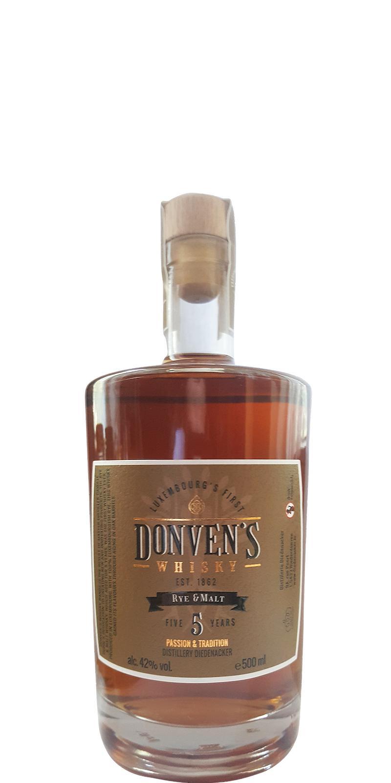 Donven's 05-year-old  Rye & Malt