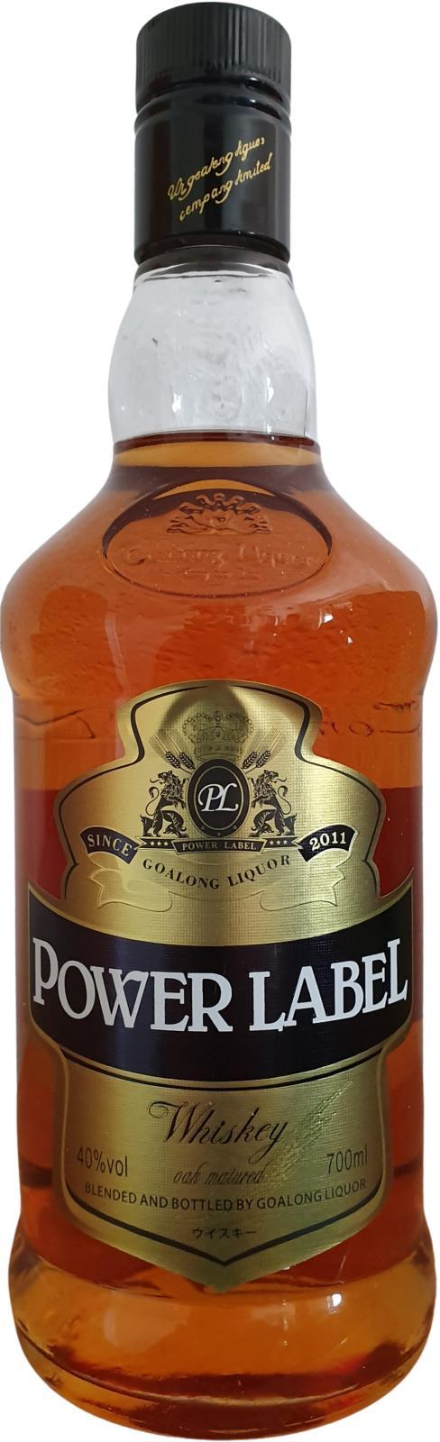 Goalong Liquor Power Label