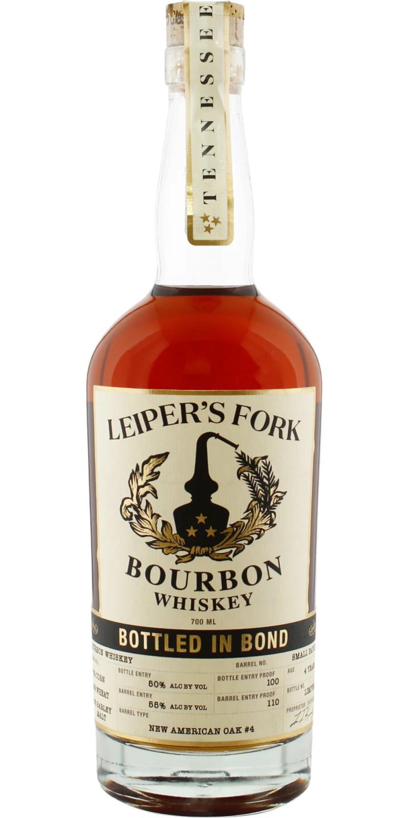 Leiper's Fork Bourbon  Bottled In Bond
