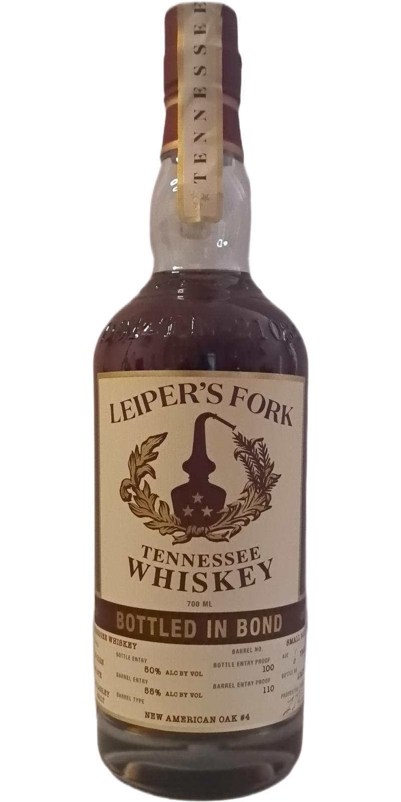Leiper's Fork Tennessee Whiskey