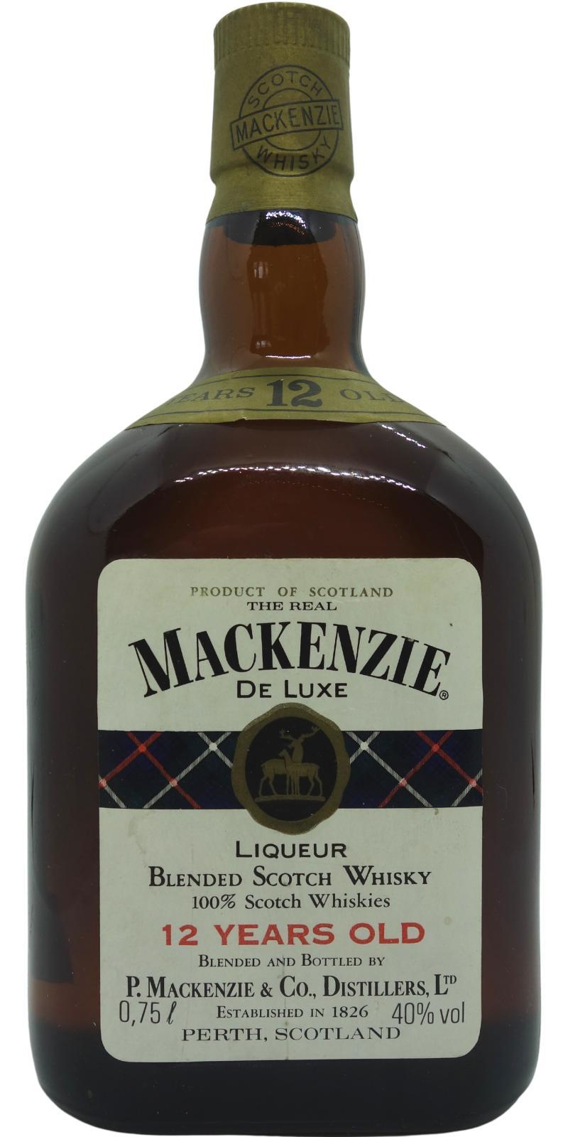 The Real Mackenzie 12-year-old  De Luxe Liqueur Blended Scotch Whisky