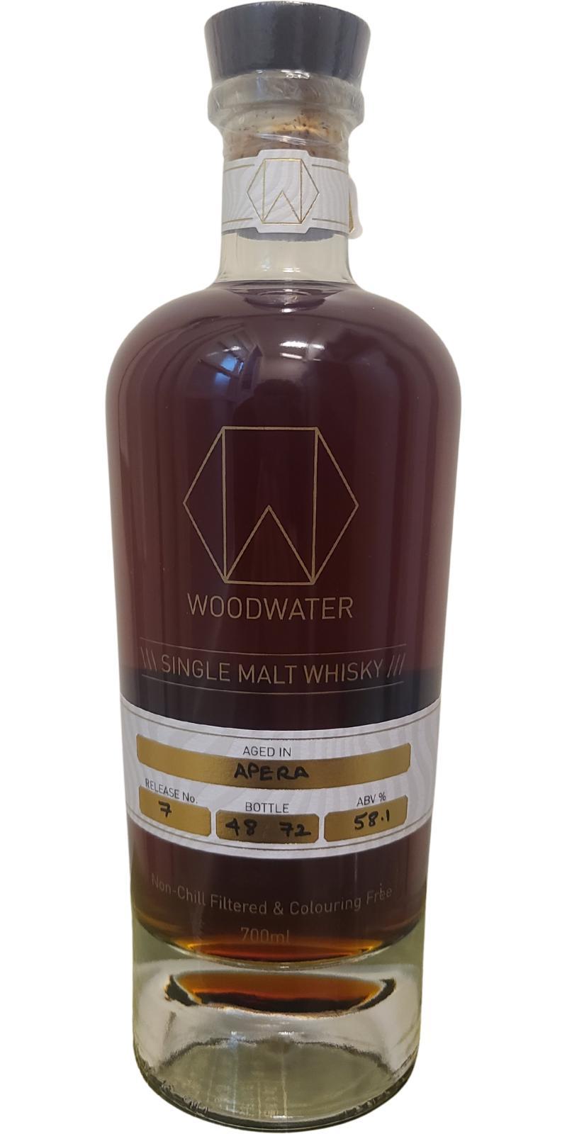 Woodwater Single Malt Whisky  Seventh Release - Apera