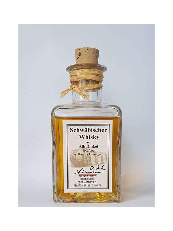 Bosch-Edelbrand JR - Schwäbischer  Whisky vom Alb-Dinkel