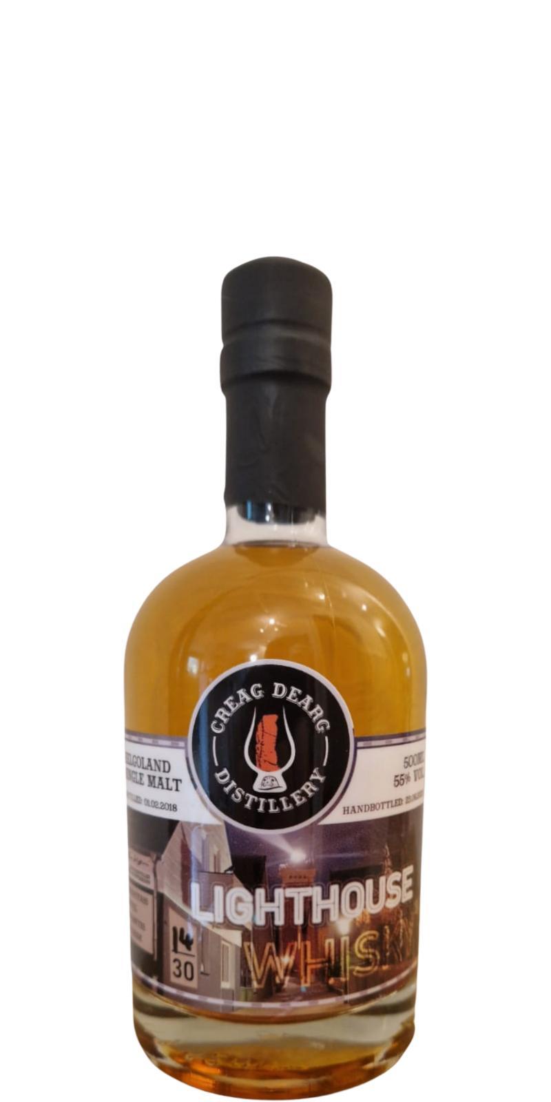 Creag Dearg 2018  Lighthouse Whisky