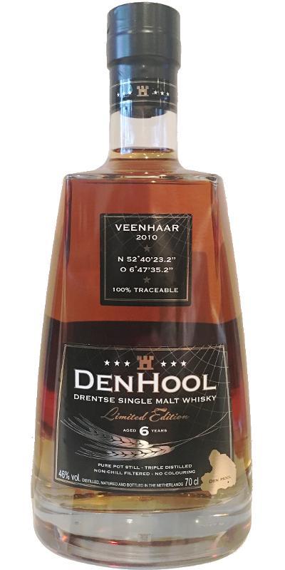 DenHool Veenhaar 2010  Drentse Single Malt Whisky