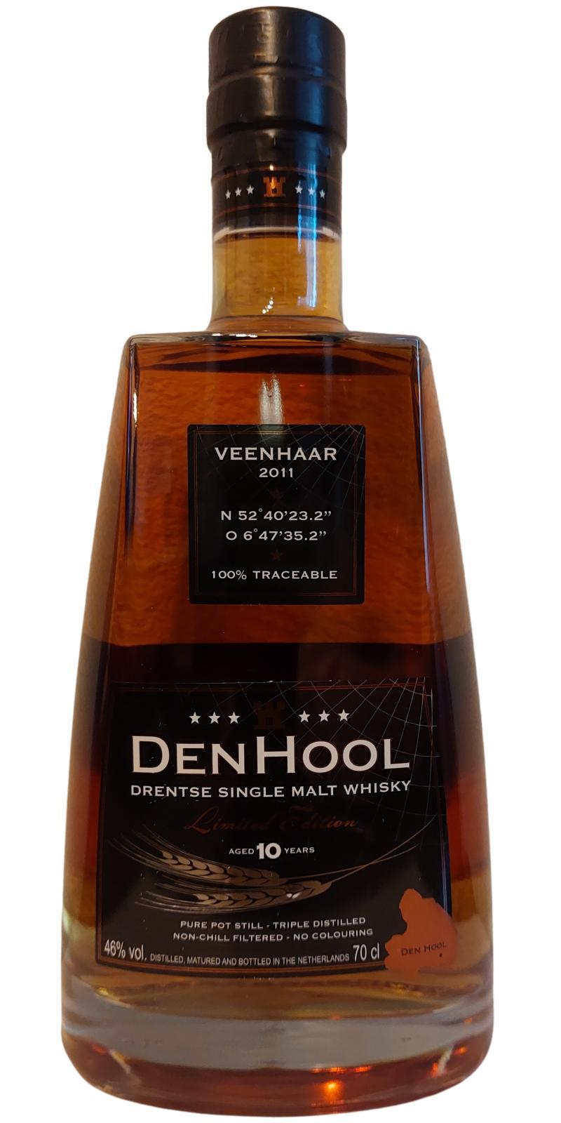 DenHool Veenhaar 2011  Drentse Single Malt Whisky