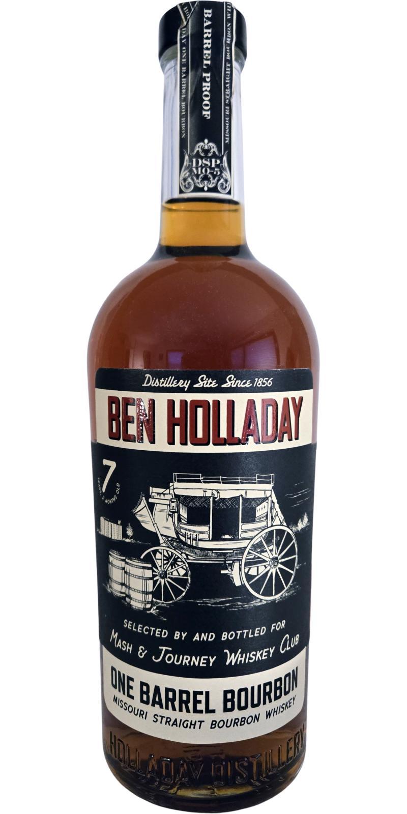 Ben Holladay 2017 One Barrel Bourbon