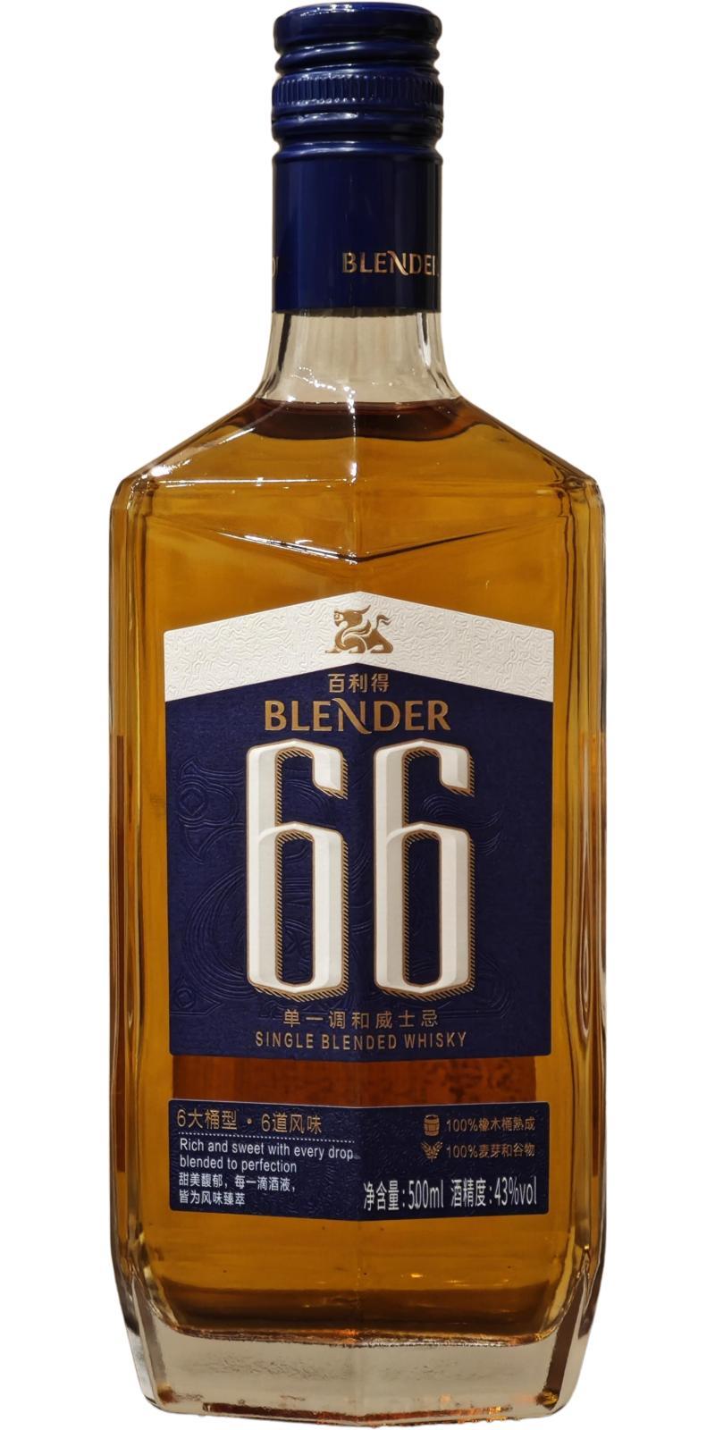 Blender 66  Single Blended Whisky