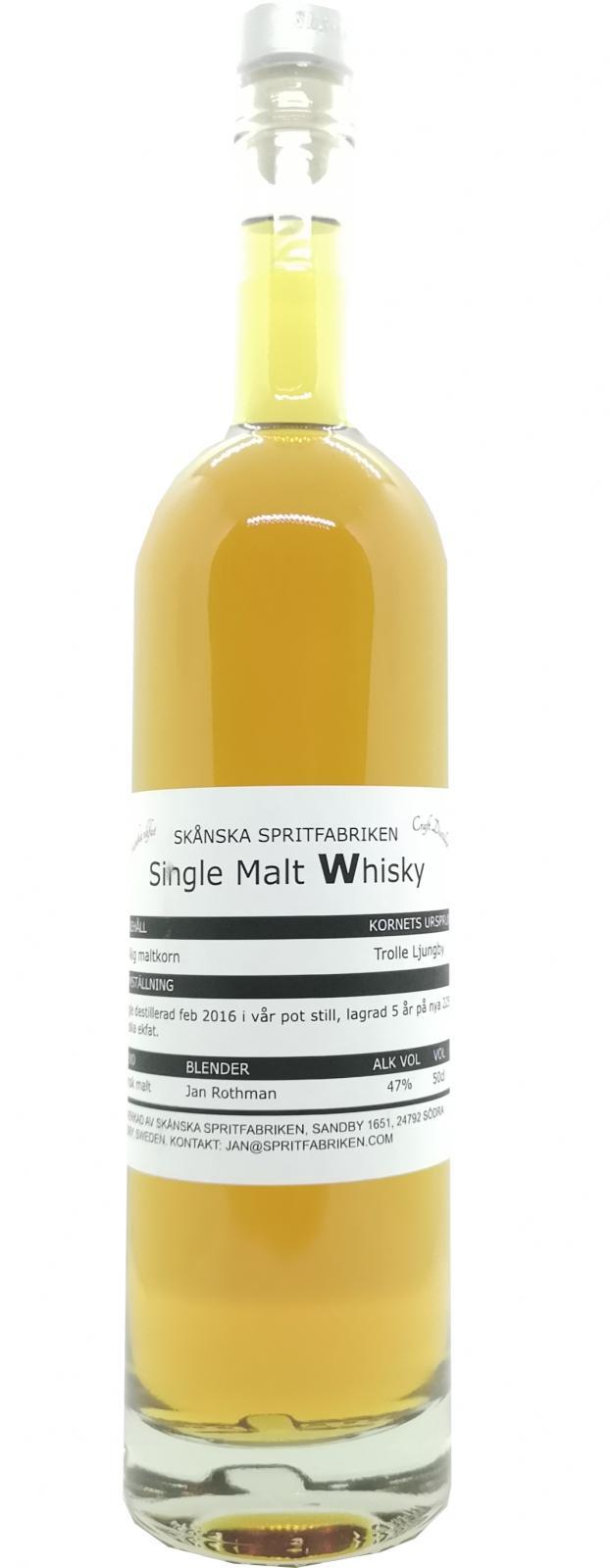 Skånska Spritfabriken 2016  Franska Ekfat