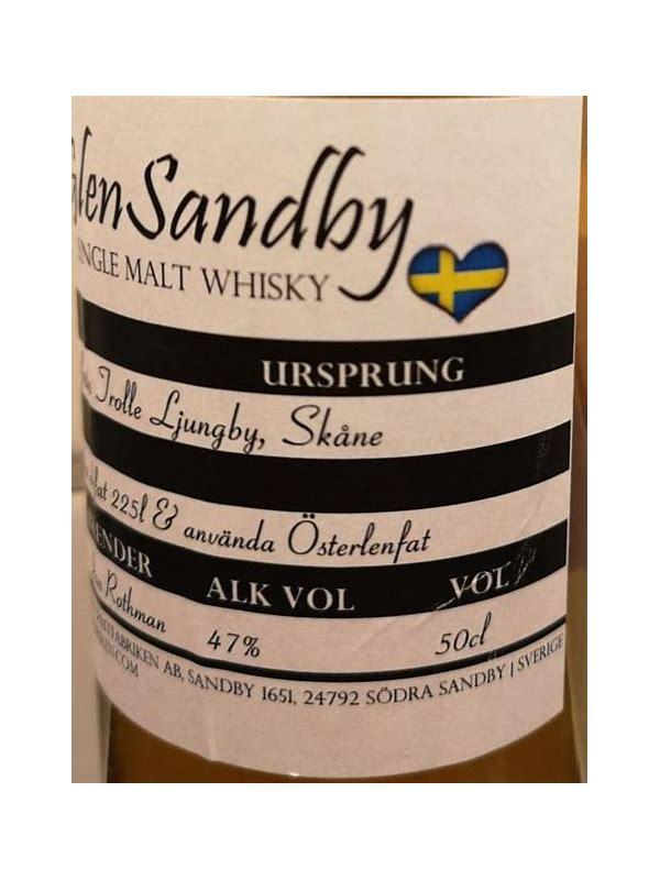 Skånska Spritfabriken Glen Sandby  Österlen First Batch