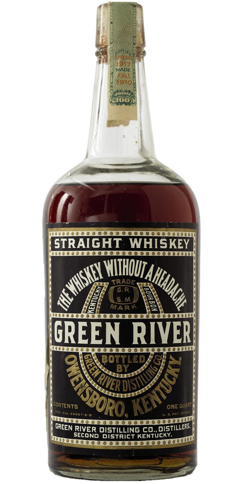Green River 1910  Kentucky Bourbon