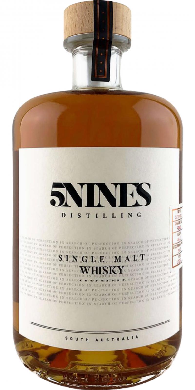 5Nines Single Malt Whisky  Release PB001