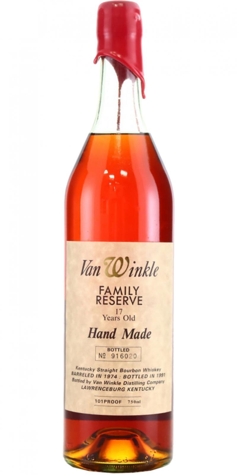 Van Winkle 1974 Family Reserve